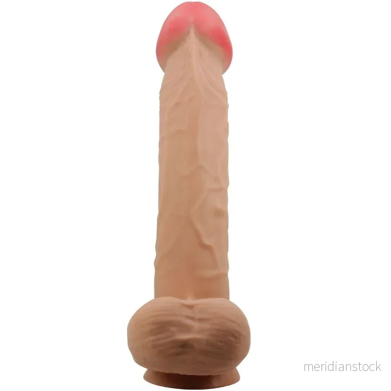 PRETTY LOVE - SLIDING SKIN SERIES REALISTIC DILDO WITH SLIDING SKIN SUCTION CUP FLESH 26 CM - Bild 2