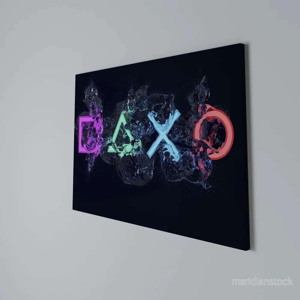 GAMING REVOLT Horizontal Canvas Print - Bild 3