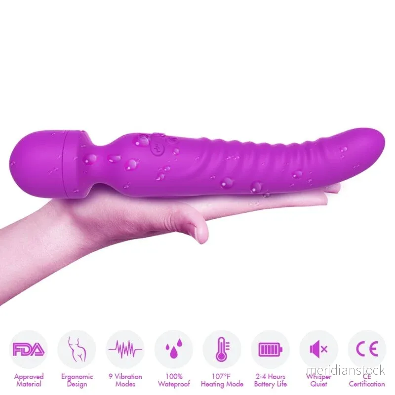 ARMONY - MISSION MASSAGER & VIBRATOR HEAT EFFECT PURPLE - Bild 3