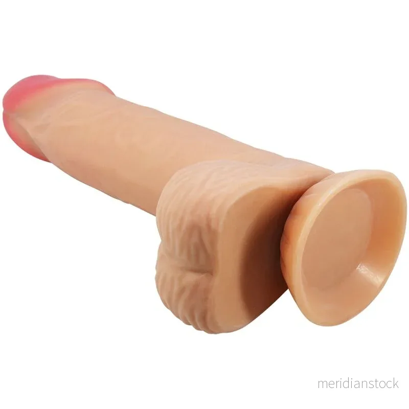 PRETTY LOVE - SLIDING SKIN SERIES REALISTIC DILDO WITH SLIDING SKIN SUCTION CUP 20.6 CM - Bild 3