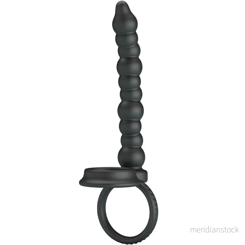 PRETTY LOVE - DILLION DOUBLE PENETRATION COCK RING BLACK