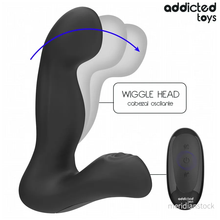 ADDICTED TOYS - OSCILLATING PROSTATE MASSAGER WITH PULSATION MODE REMOTE CONTROL - Bild 3