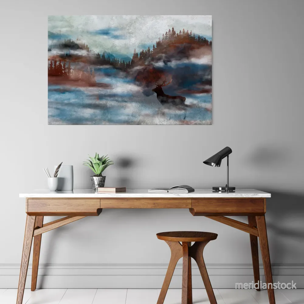 HARMONY IN HAZE Horizontal Canvas Print - Bild 2