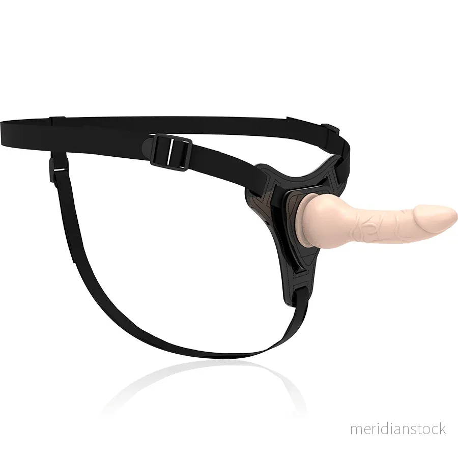 FETISH SUBMISSIVE HARNESS - FLESH REALISTIC SILICONE 16 CM - Bild 3