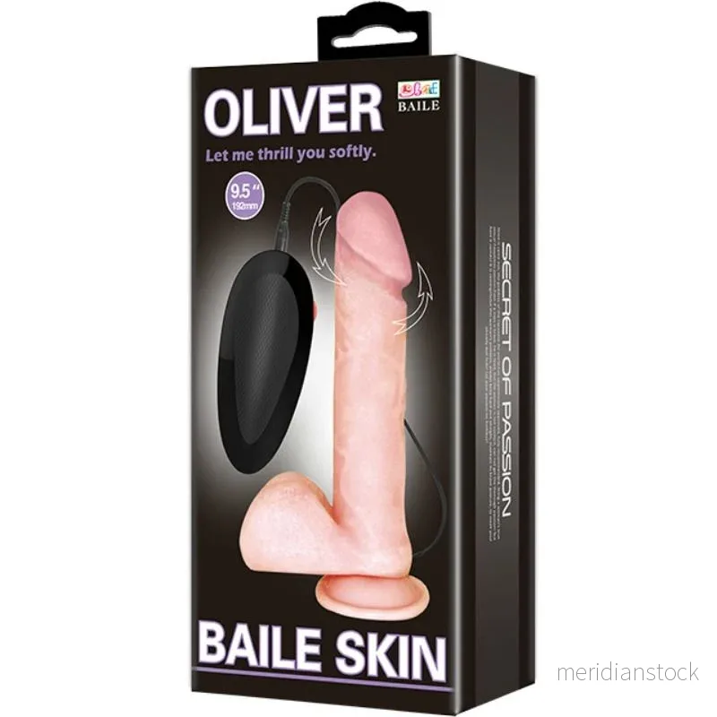 BAILE - OLIVER REALISTIC VIBRATOR WITH ROTATION FUNCTION - Bild 3