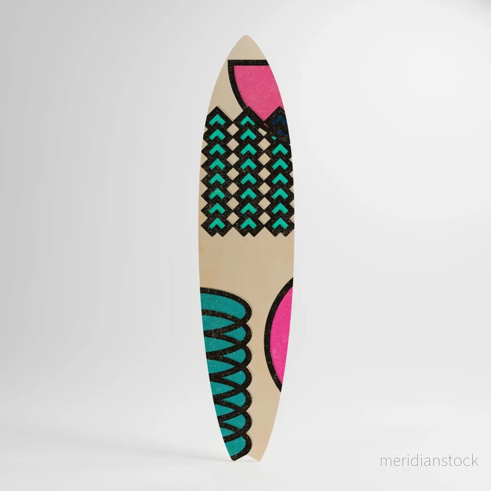 GEOMETRIC RHAPSODY Dekorativ Surfbräda GEOMETRIC RHAPSODY Dekorativ Surfbräda