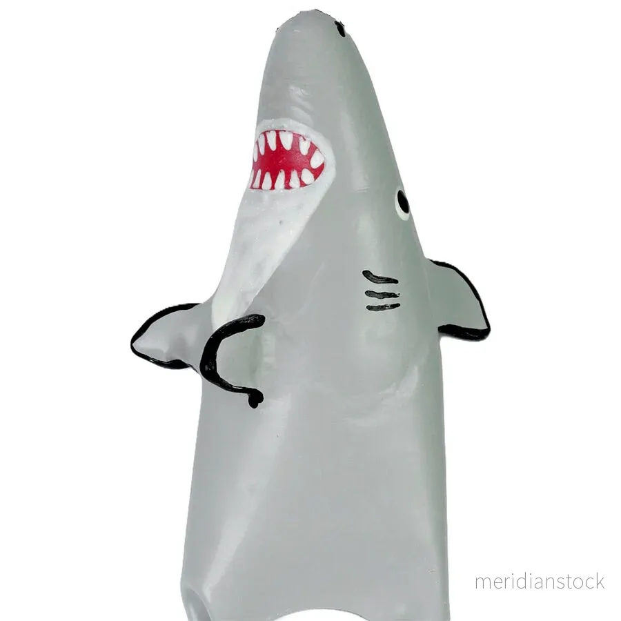 CONDOMERIE - HANDPAINTED NOVELTY CONDOMS SHARK MODEL XL