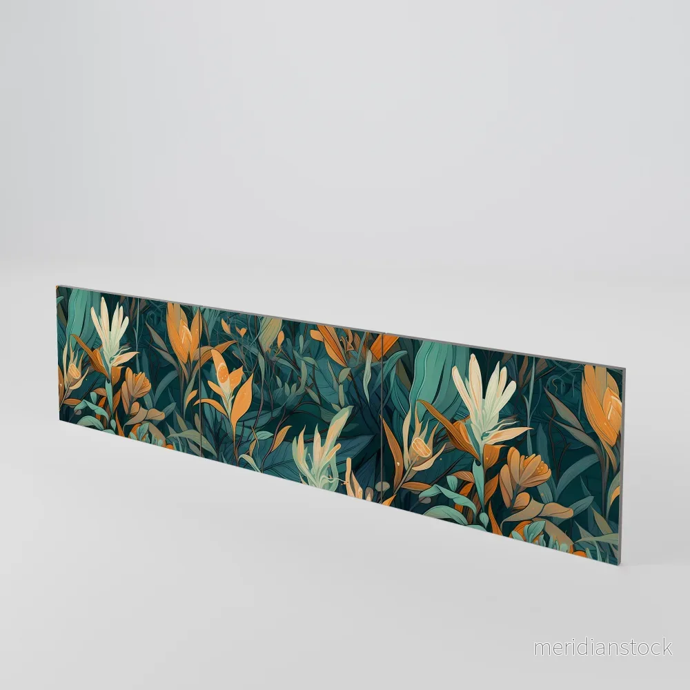 FLORAL SERENITY Luckset med 3 dörrar till TV-bänk - Bild 3