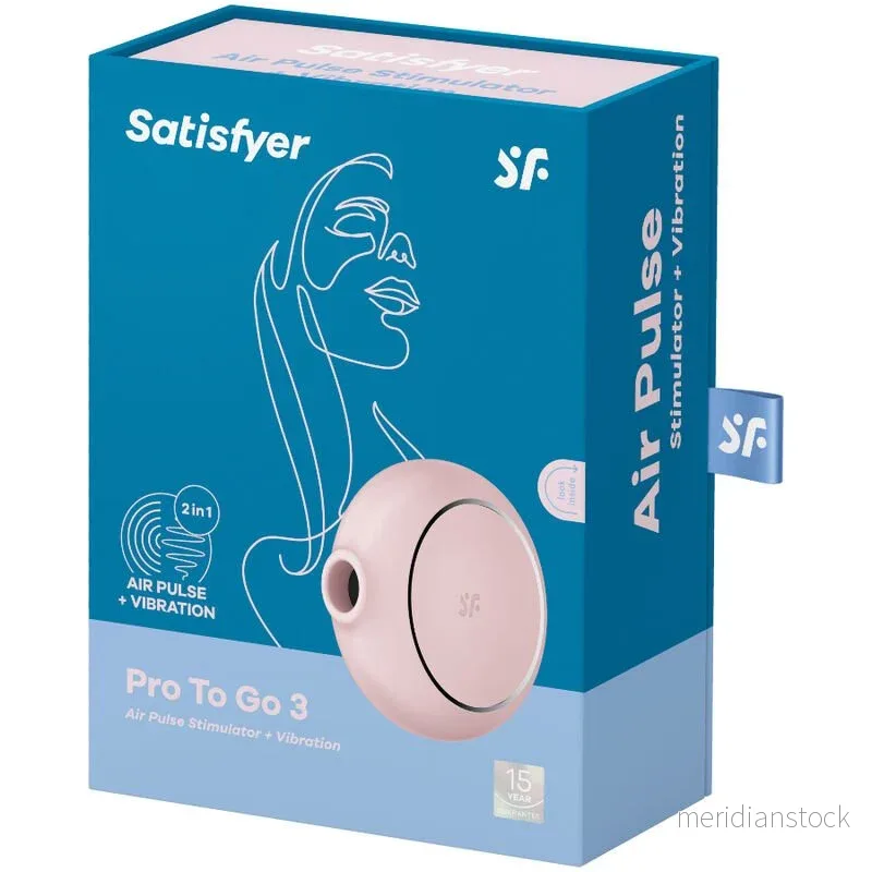SATISFYER - PRO TO GO 3 DOUBLE AIR PULSE STIMULATOR & VIBRATOR BLACK - Bild 2