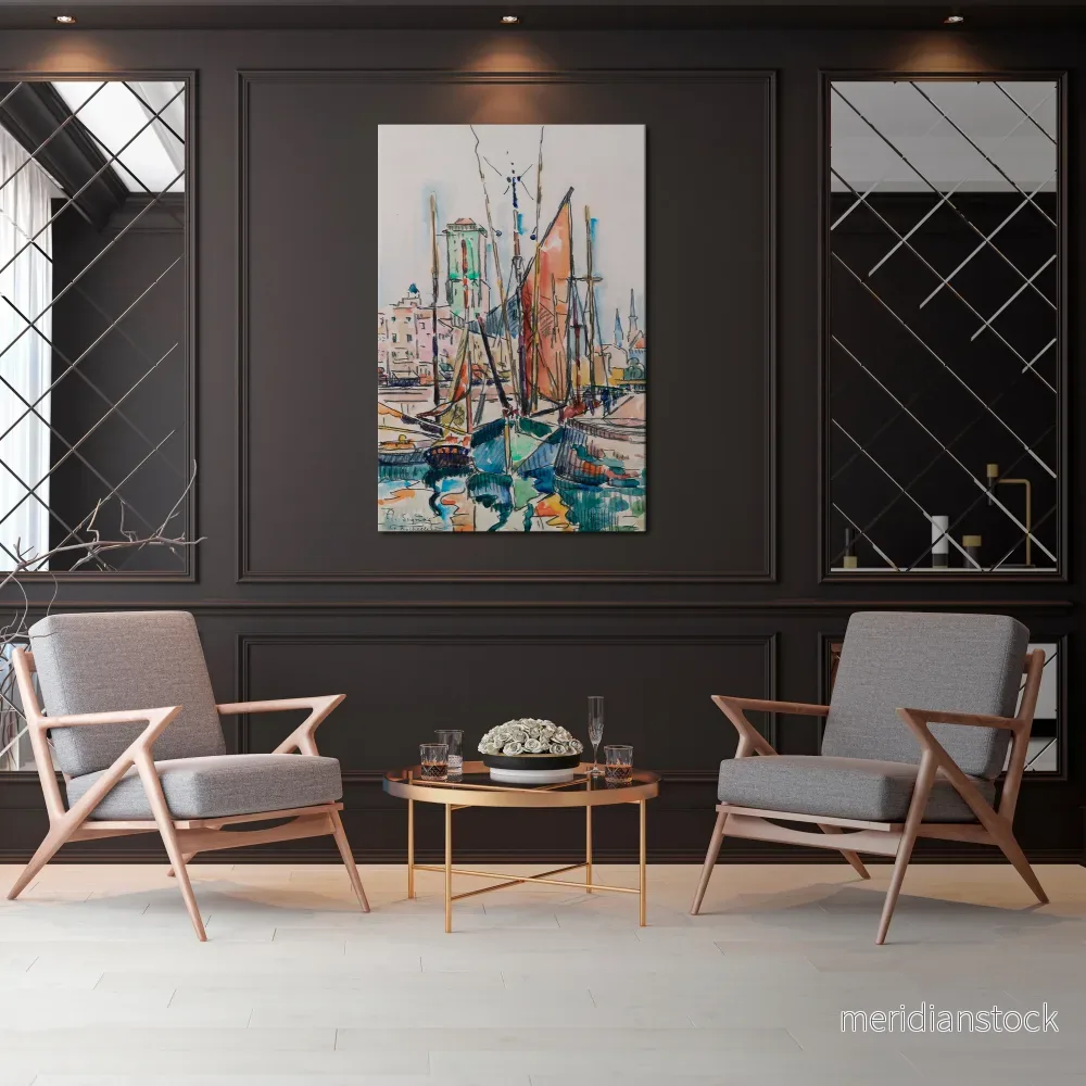 LA ROCHELLE Vertical Canvas Print - Bild 2