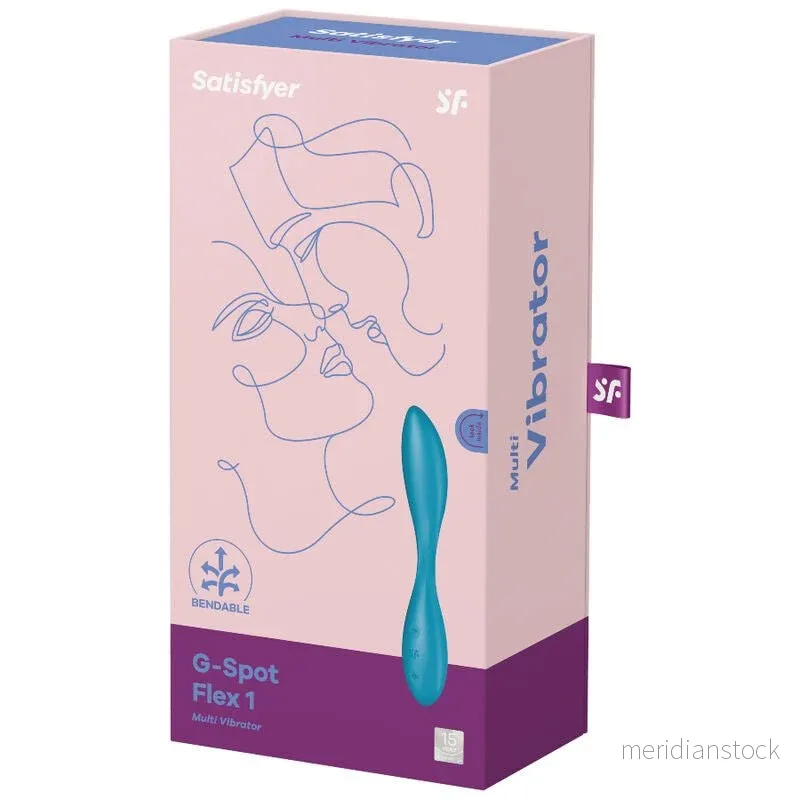 SATISFYER - G-SPOT FLEX 1 MULTI VIBRATOR BLUE - Bild 2