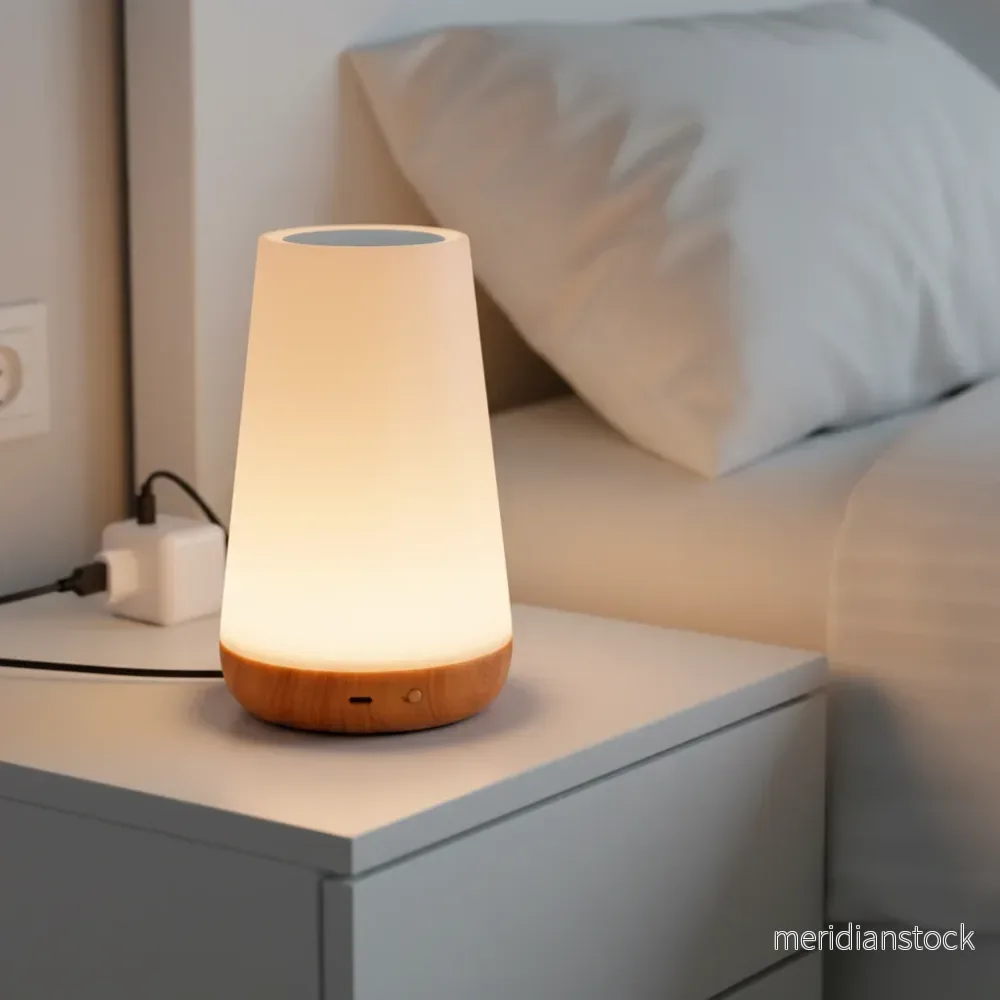 Bordslampa med beröringsstyrning – SereniGlow Bordslampa med beröringsstyrning – SereniGlow
