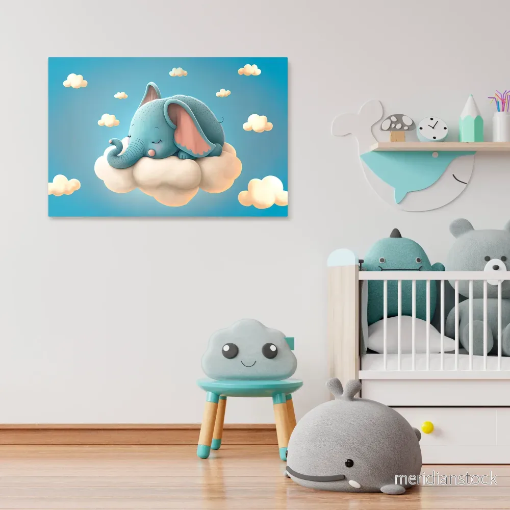 ELEPHANT DREAMS Horizontal Canvas Print
