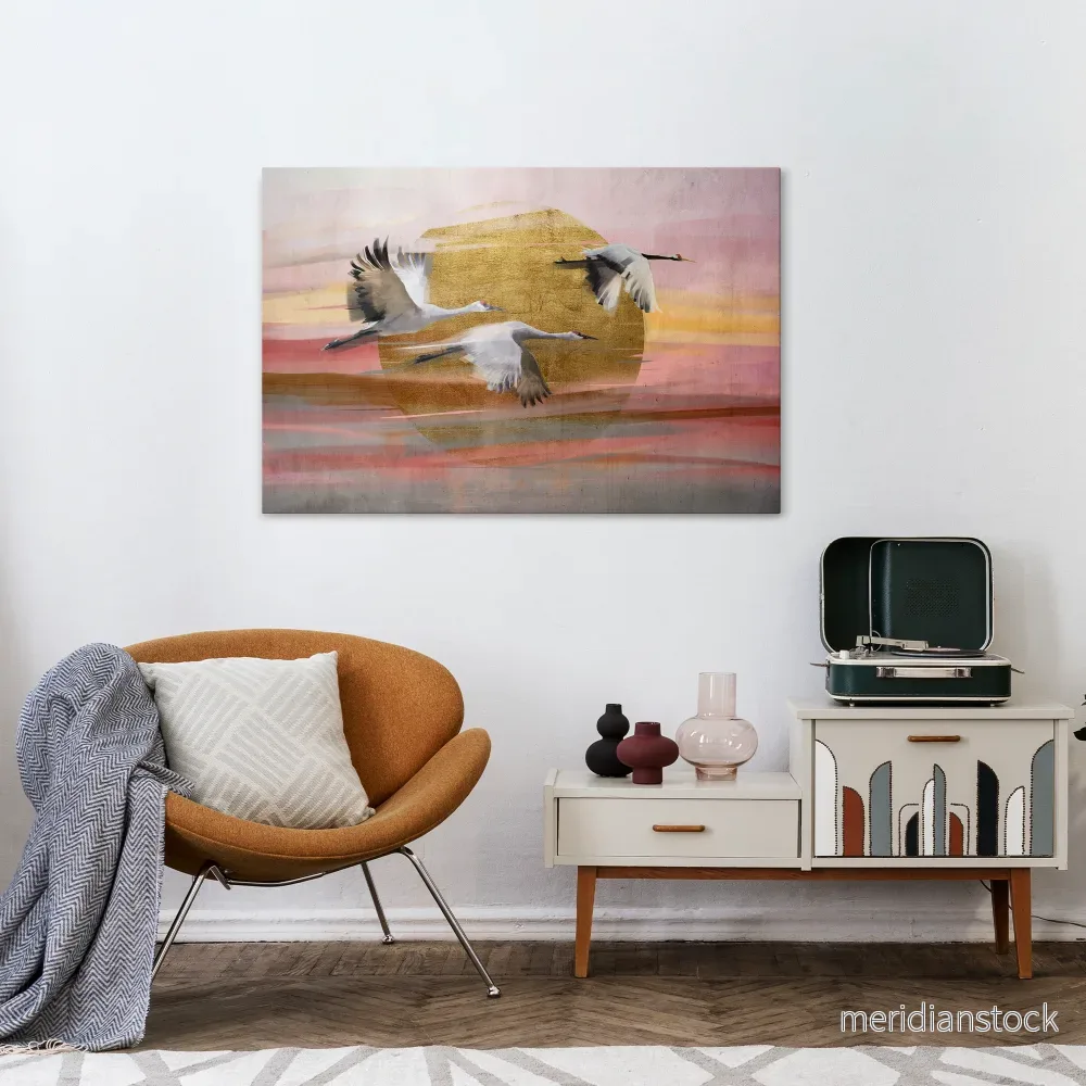 ELEGANT FLIGHT SYMPHONY Horizontal Canvas Print - Bild 2