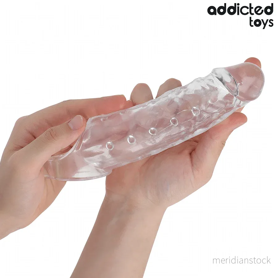 ADDICTED TOYS - TRANSPARENT PENIS EXTENSON SIZE S 23 CM - Bild 3