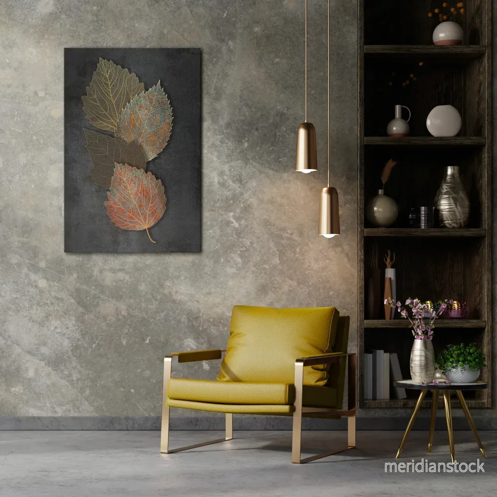 FOLIAGE IN FOCUS Vertical Canvas Print - Bild 2