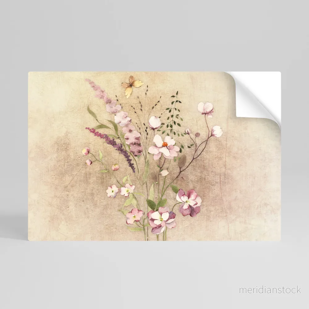 FLOWERED REVERIE Självhäftande Horisontell Poster - Bild 2
