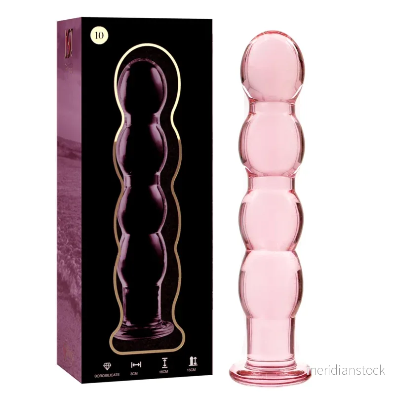 NEBULA SERIES BY IBIZA - MODEL 10 DILDO BOROSILICATE GLASS CLEAR 16.5 CM -O- 3.5 CM - Bild 2