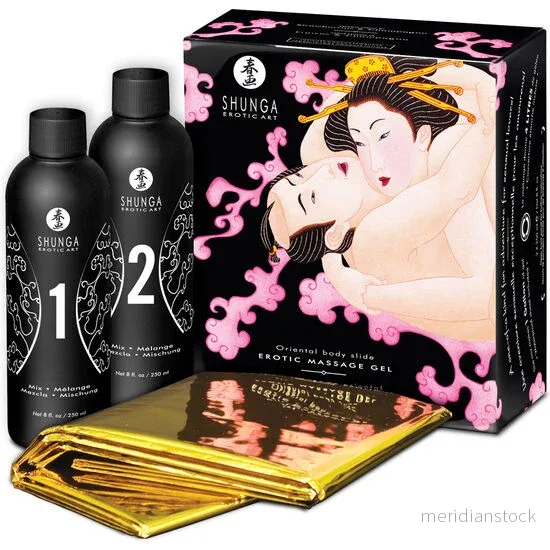 SHUNGA - ORIENTAL BODY TO BODY EROTIC MASSAGE GEL STRAWBERRIES AND CAVA - Bild 2
