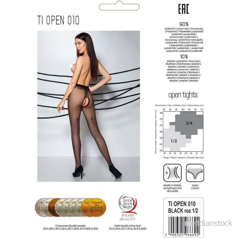 PASSION – TIOPEN 010 BLACK TIGHTS 1/2 20 DEN PASSION – TIOPEN 010 BLACK TIGHTS 1/2 20 DEN