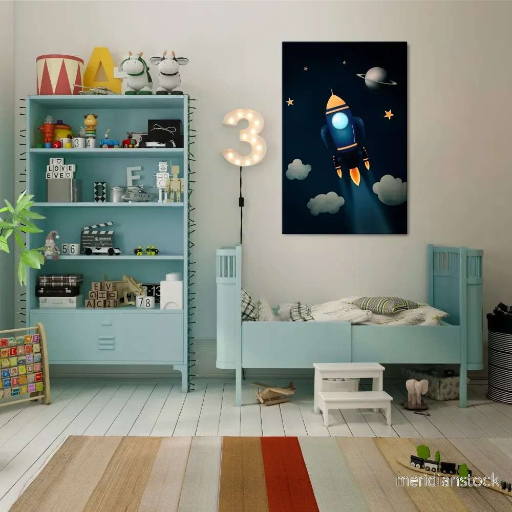 STELLAR SWING Vertical Canvas Print - Bild 2