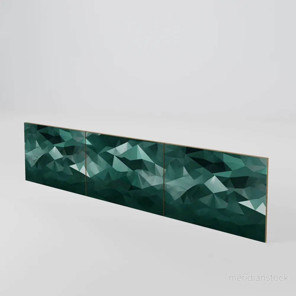 POLYGONAL FLOATING Luckset med 3 dörrar till TV-bänk POLYGONAL FLOATING Luckset med 3 dörrar till TV-bänk