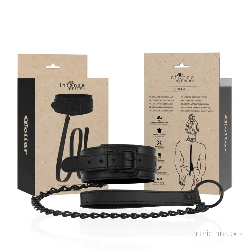 INTENSE - FETISH VEGAN LEATHER COLLAR - Bild 3