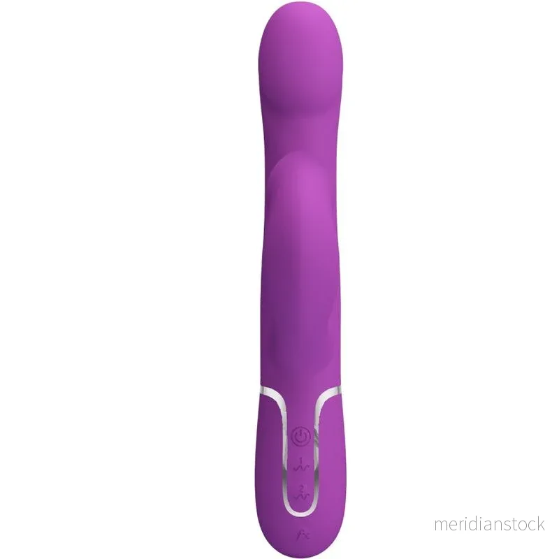 PRETTY LOVE - 4 IN 1 MULTIFUNCTION VIBRATOR & STIMULATOR PURPLE - Bild 2