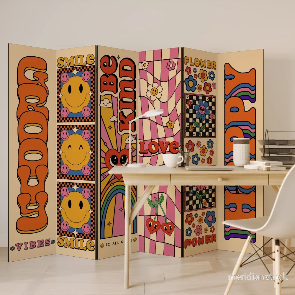 GROOVY POSTERS Rumsavdelare 6 paneler - Bild 3