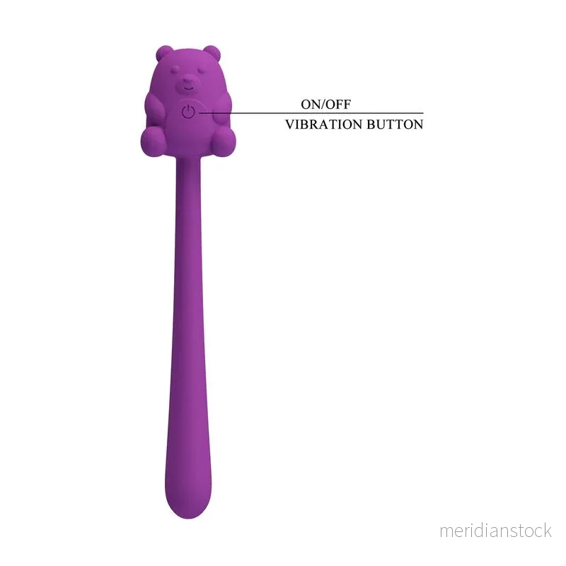 PRETTY LOVE - CUTE BEAR FLIRTING STICK RECHARGEABLE VIBRATOR - Bild 3