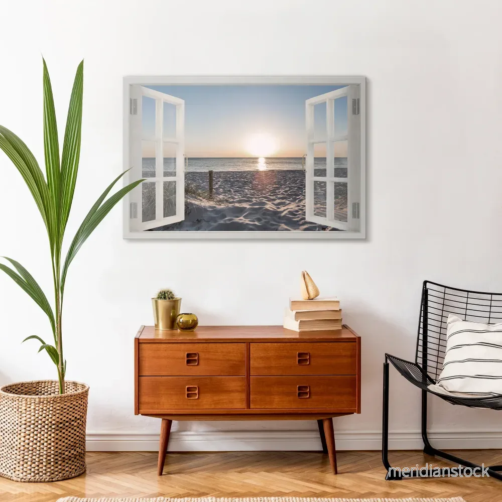 WINDOW OF CALM Horizontal Canvas Print - Bild 2