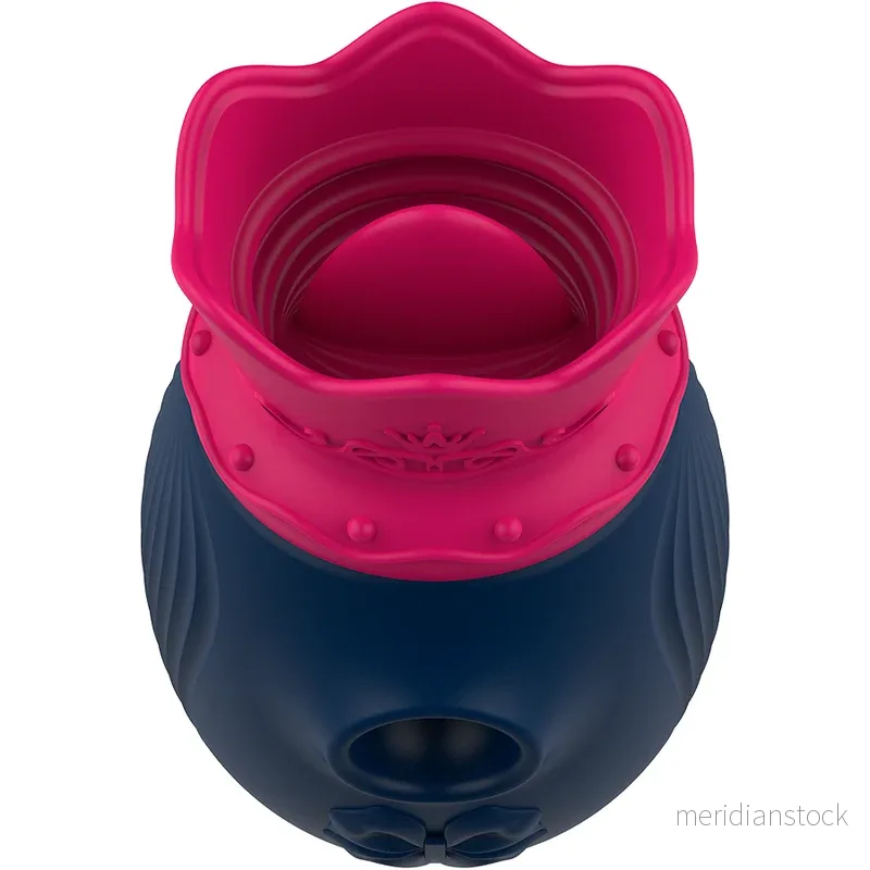 INTENSE - CLITORIS STIMULATOR 10 SUCTION AND LICKING MODES - BLUE - Bild 3