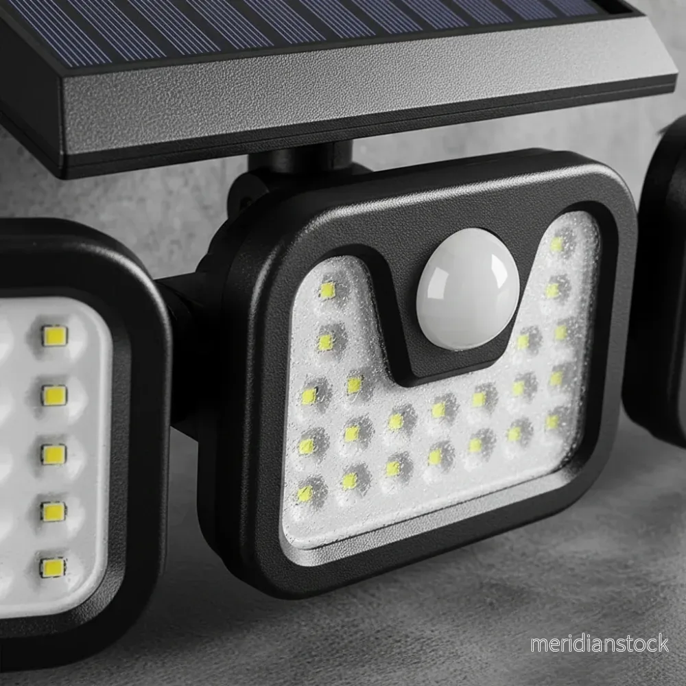 Solenergidriven vägglampa - GlowSentinel - Bild 3