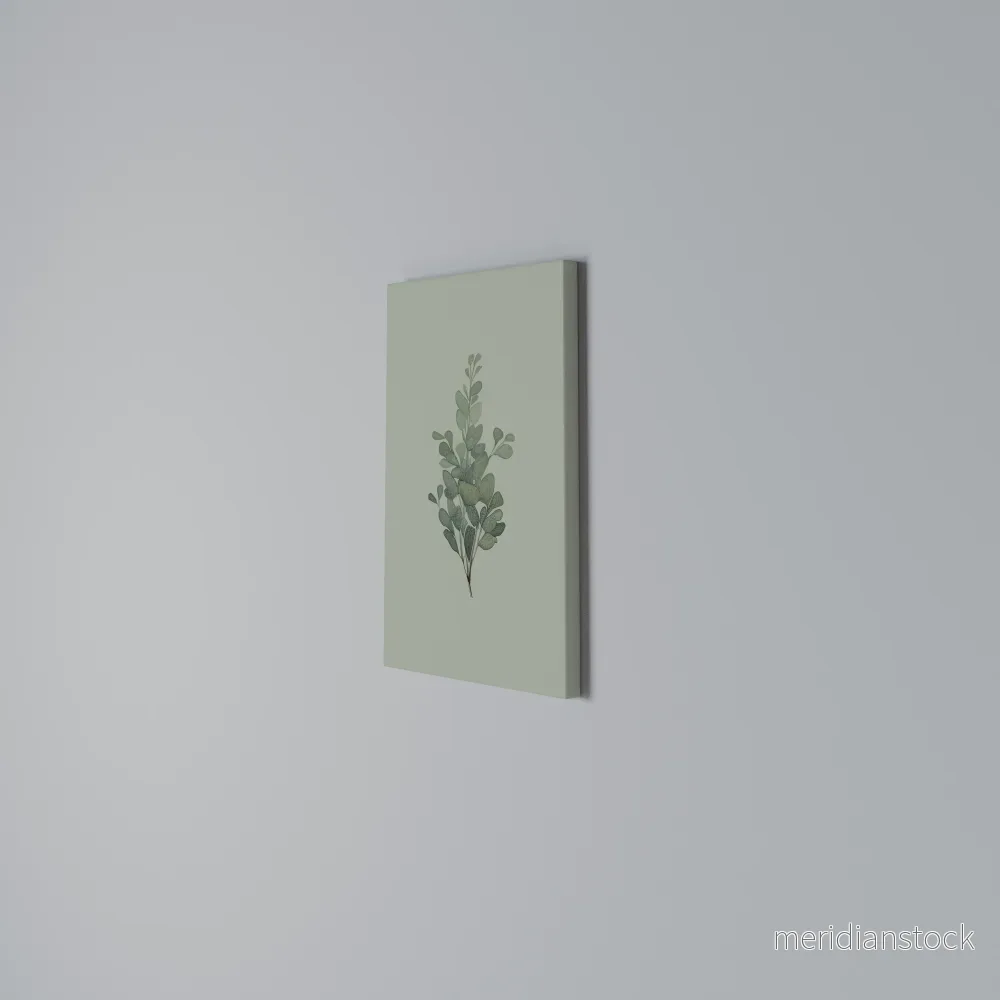 EUCALYPTUS TWIG Vertical Canvas Print - Bild 2