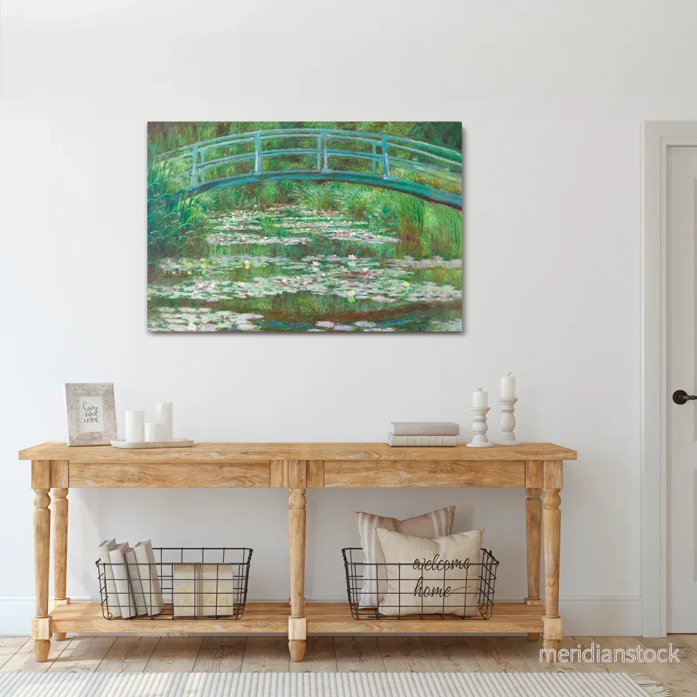JAPANESE FOOTBRIDGE Horizontal Canvas Print - Bild 2