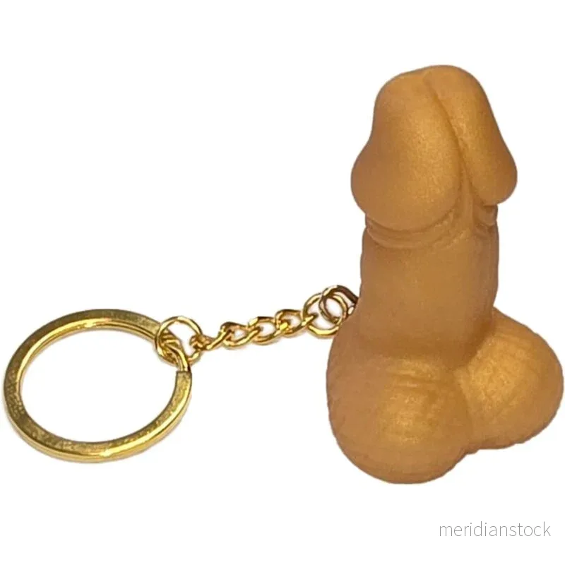 DIABLO PICANTE - GOLDEN PENIS SHAPED KEYCHAIN
