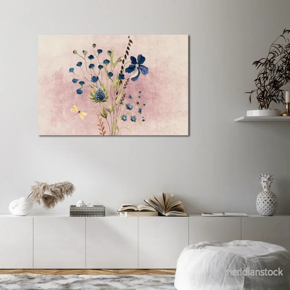 CORNFLOWER REVERIE Horizontal Canvas Print - Bild 2