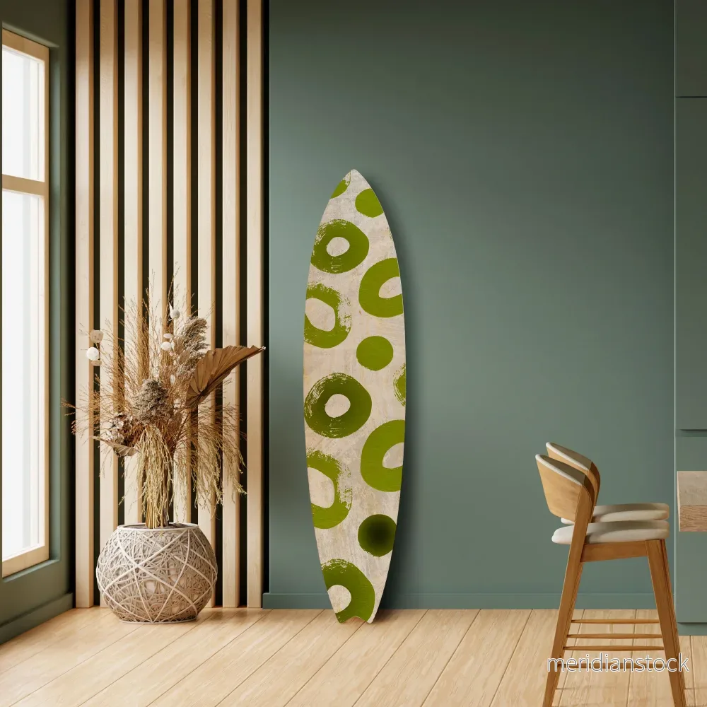 GREEN RHAPSODY Dekorativ Surfbräda