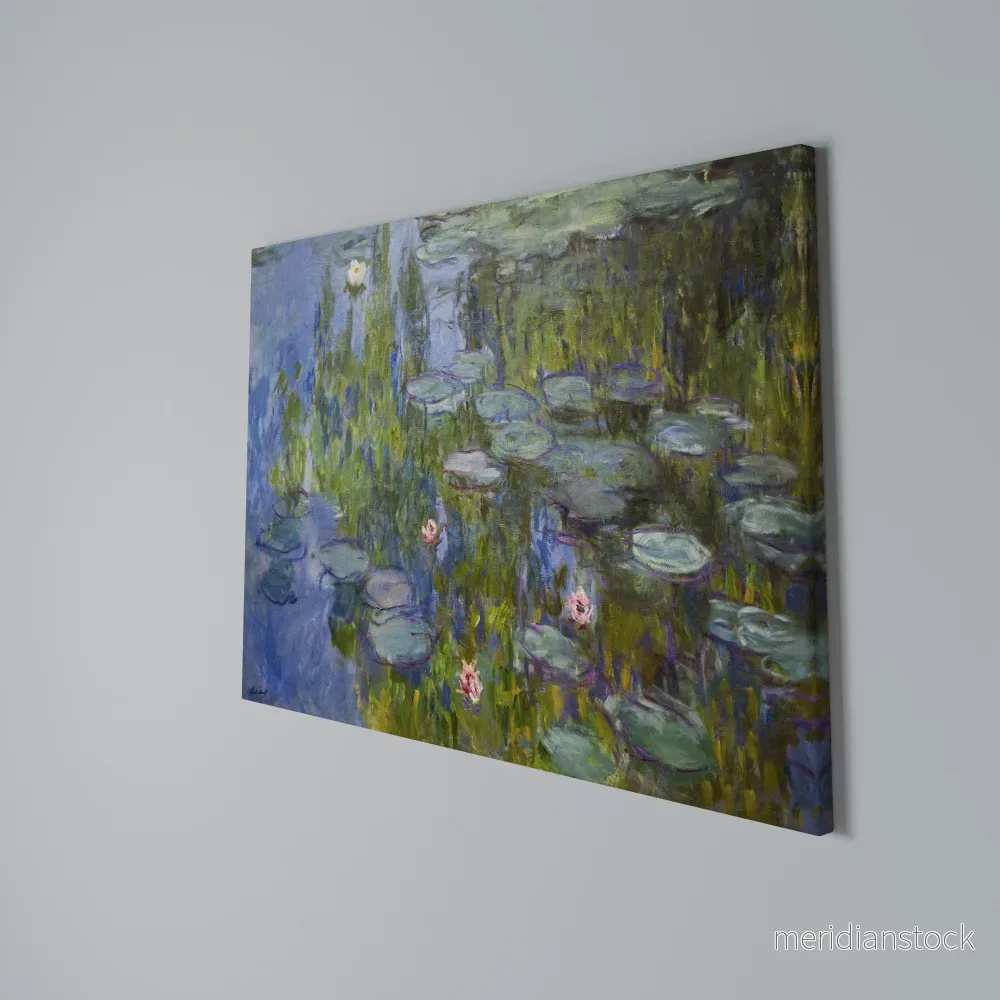 WATER LILIES Horizontal Canvas Print - Bild 3