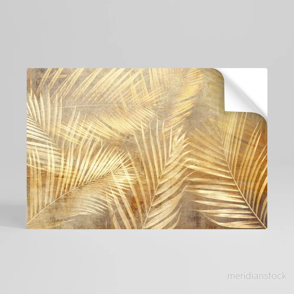 GOLDEN PALM DREAMSCAPE Självhäftande Horisontell Poster - Bild 3