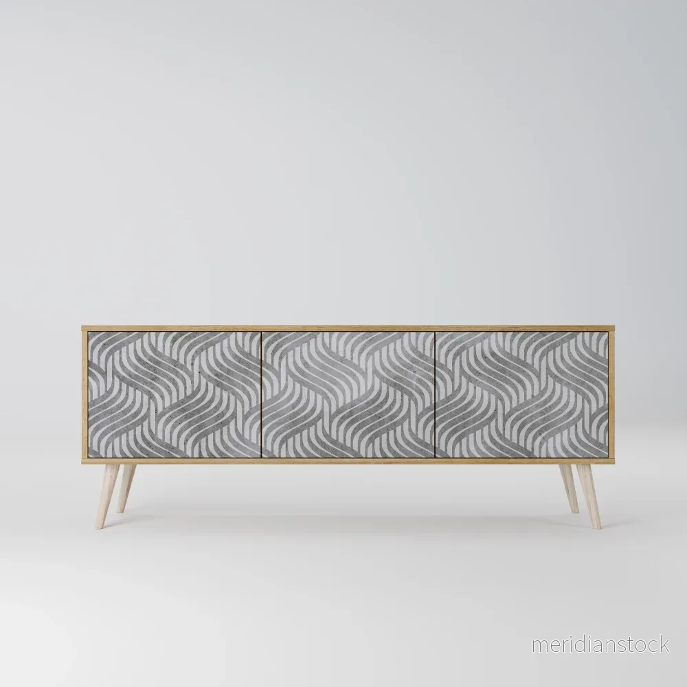 CONCRETE MOVEMENT TV-bänk med 3 dörrar - Bild 2
