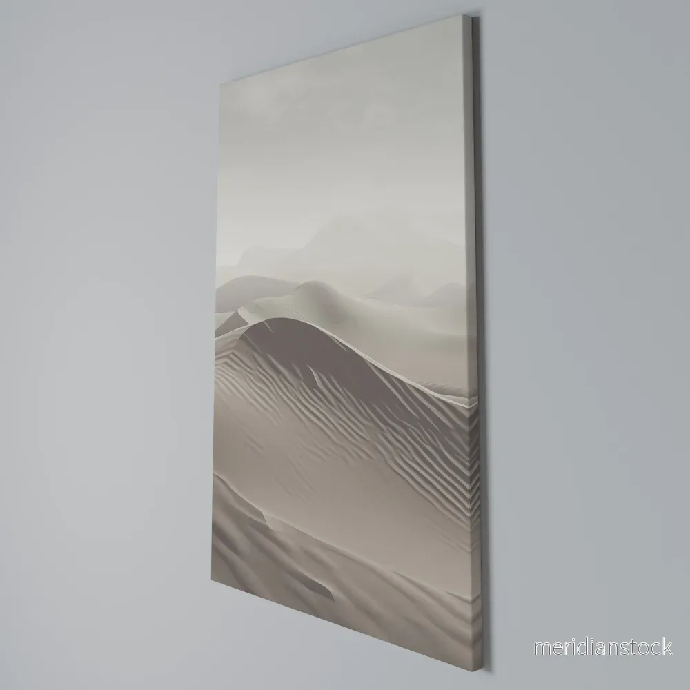 ECHOES OF DUNES Vertical Canvas Print - Bild 3