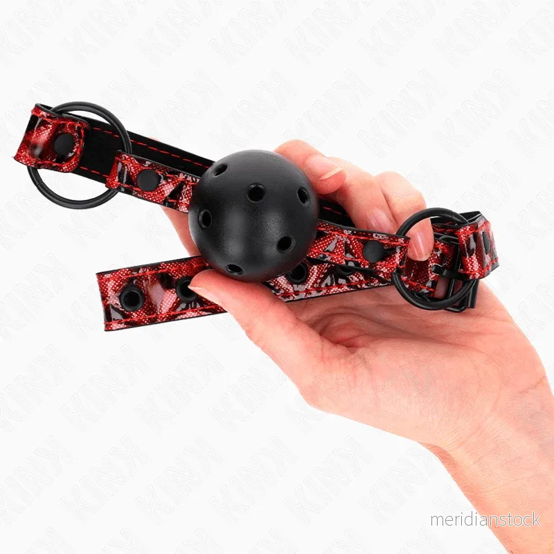 KINK - DIAMOND PATTERN BALL 4.5 CM GAG MODEL 2 64.5 CM ADJUSTABLE 42-60 CM - Bild 3