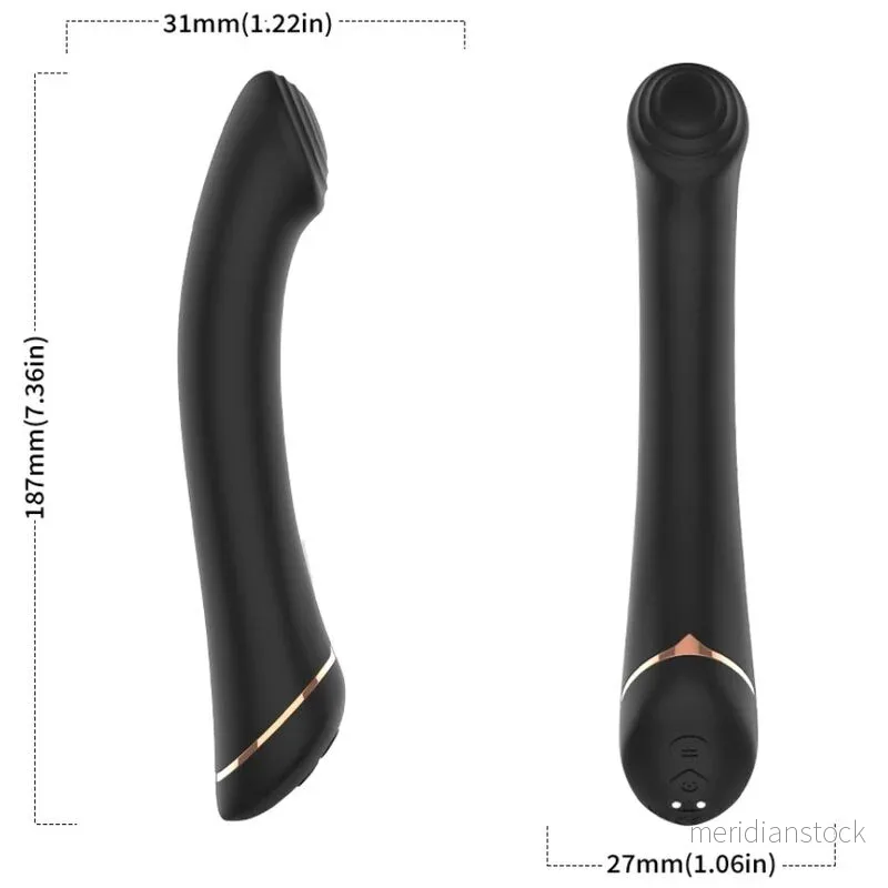 ARMONY - VIBRATOR FALT HEAD SILICONE BLACK - Bild 3
