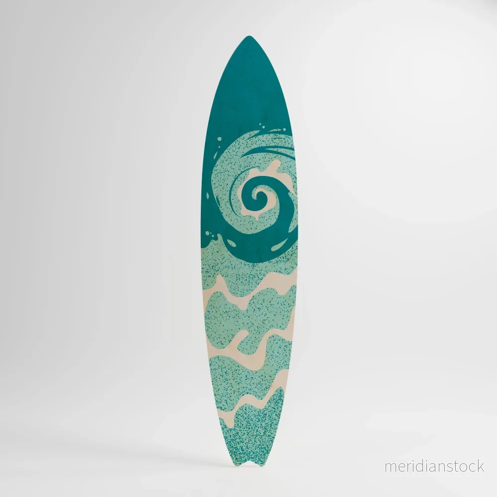 AQUA HELIX Dekorativ Surfbräda - Bild 3