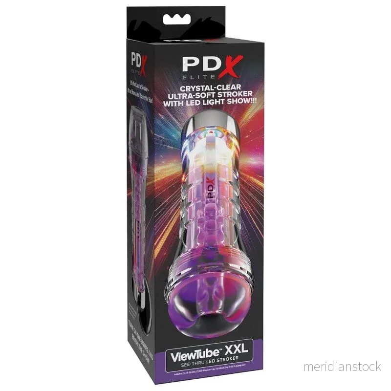 PDX ELITE - VIEWTUBE XXL LED TRANSPARENT STROKER 27.3 CM - Bild 2