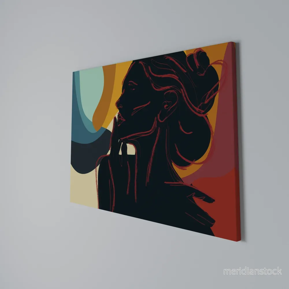 SILHOUETTE SONATA Horizontal Canvas Print - Bild 3